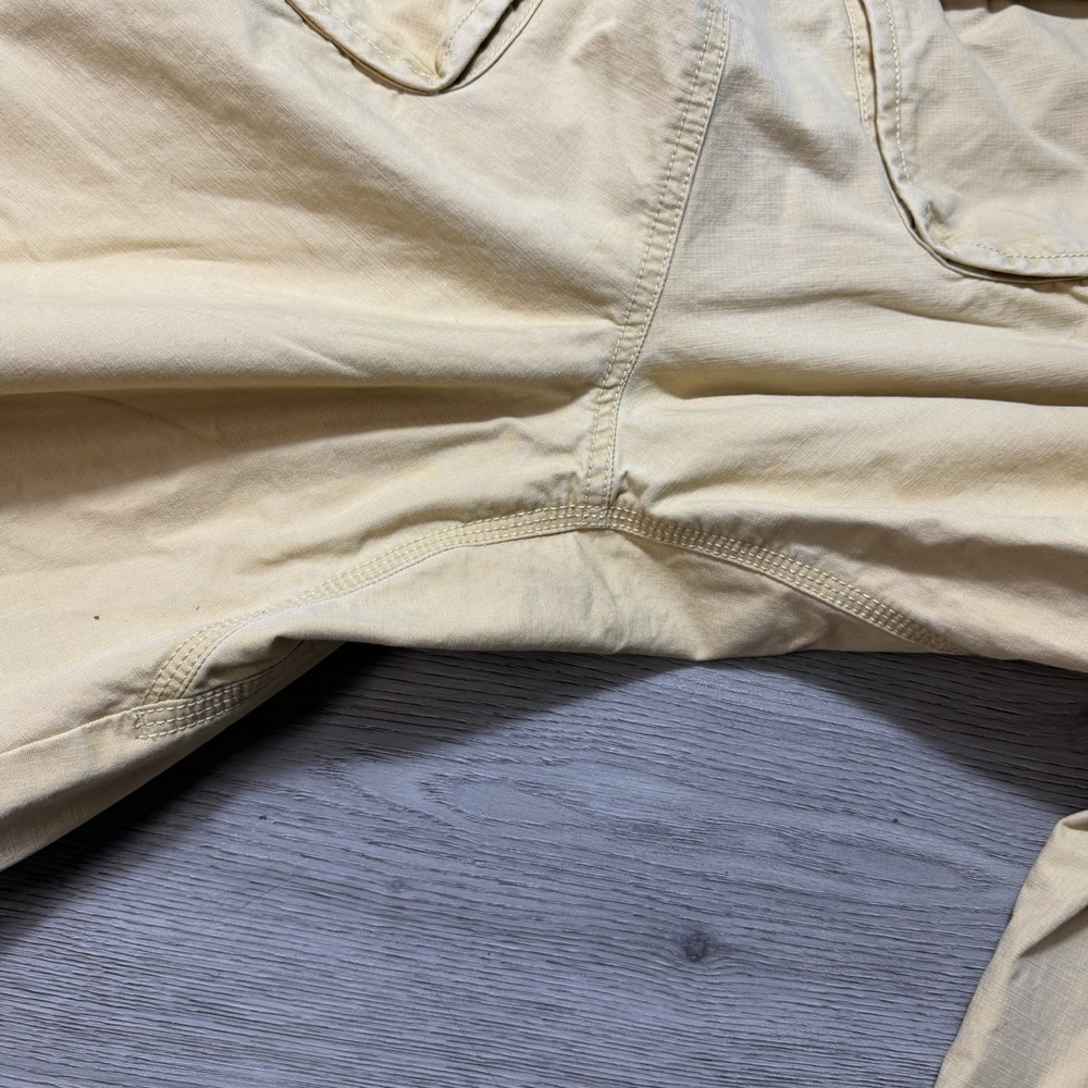 LL Bean Cargo Pants Mens 40x36 Khaki Outdoor Hiking Utility Cotton - Picture 9 of 9